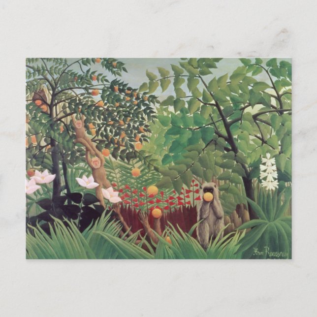 Carte Postale Paysage exotique, 1910 (Devant)