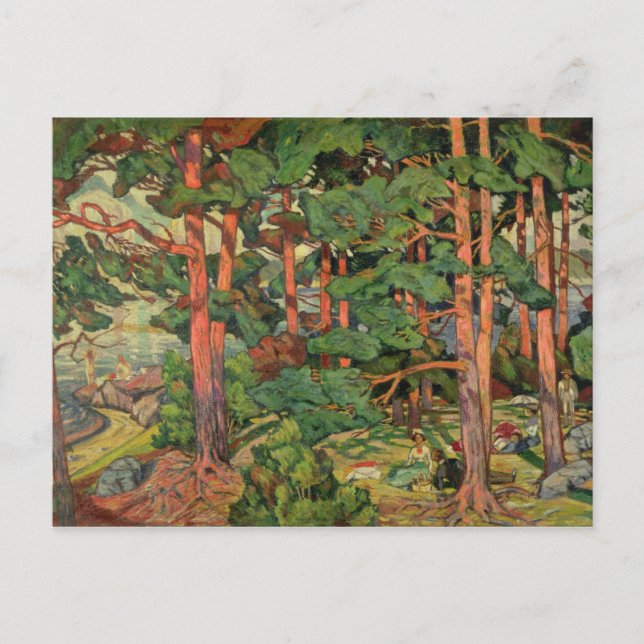 Carte Postale Paysage fauve, 1910 (Devant)