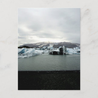 Carte Postale Paysage islandais - Glacier Jökulsárlón