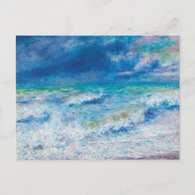 Carte Postale Paysage marin (1897) par Pierre-Auguste Renoir (Devant)