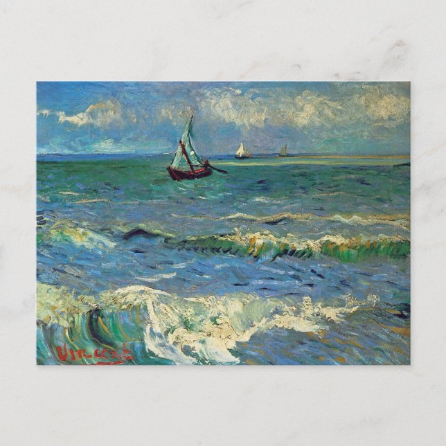 Carte Postale Paysage marin à Saintes-Maries-de-la-Mer (Devant)