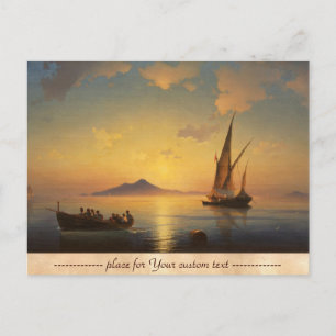 Carte Postale Paysage marin de la baie de Naples Ivan Aivazovsky