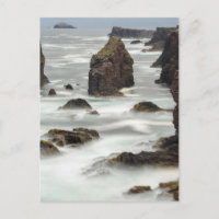 Paysage marin et stacks, Shetland
