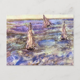 Carte Postale Paysage maritime, 1873 par Edouard Manet