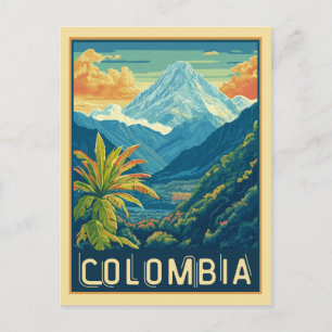 Carte Postale Paysage Montagnard Colombien