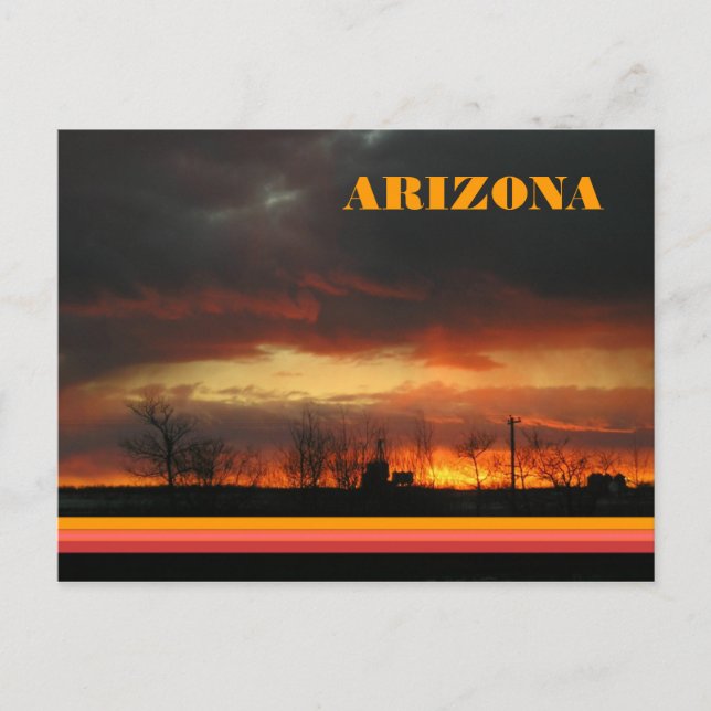 Carte Postale Paysage naturel de l'arizona (Devant)