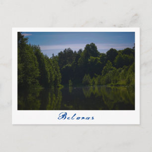 Carte Postale Paysage naturel Paysage Canal Sky Biélorussie