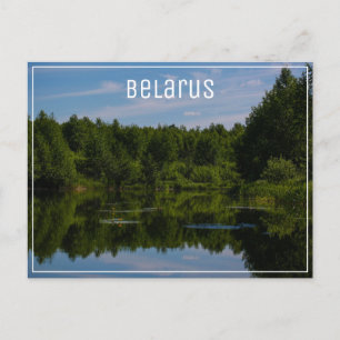 Carte Postale Paysage naturel Scène Canal Ciel Bélarus