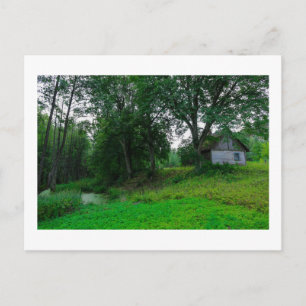 Carte Postale Paysage naturel Village rural Maison de cabane mag