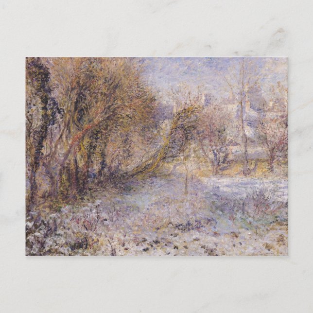 Carte Postale Paysage neigeux (Devant)
