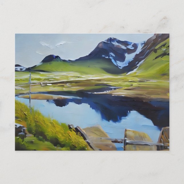 Carte Postale Paysage Norvège (Devant)