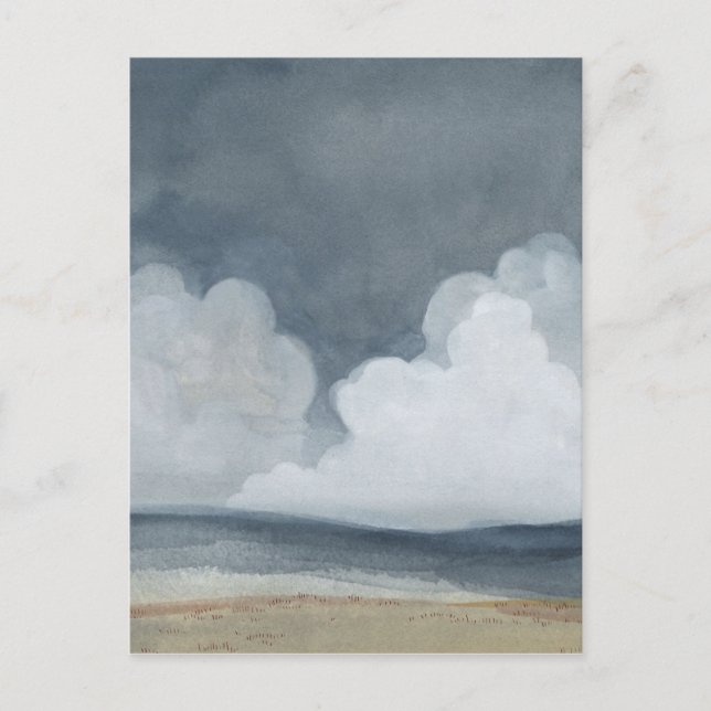 Carte Postale Paysage nuageux (Devant)