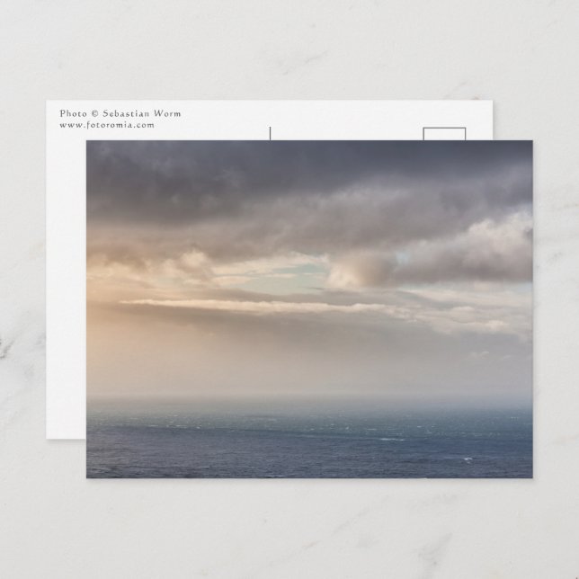 Carte Postale Paysage océanique (Devant / Derrière)