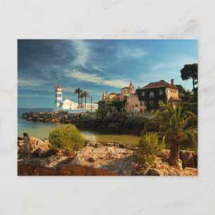 Carte Postale paysage pittoresque de Cascais, Portugal