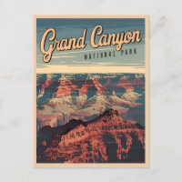Paysage Pittoresque Retro Vintage voyage Grand Can