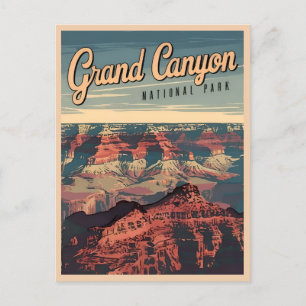 Carte Postale Paysage Pittoresque Retro Vintage voyage Grand Can