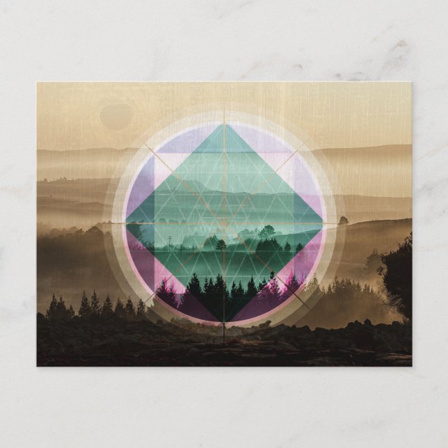 Carte Postale Paysage polyscape (Devant)