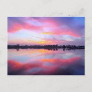 Carte Postale Paysage rose pittoresque