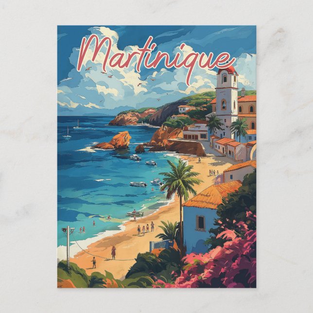 Carte Postale Paysage serein de la Martinique (Devant)