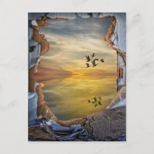 Carte Postale Paysage surréaliste des Imaginaires