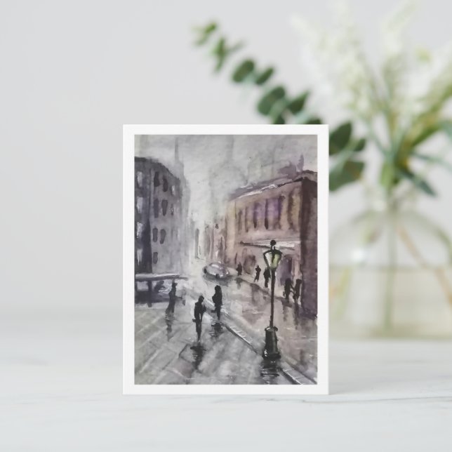 Carte Postale Paysage urbain (Debout devant)