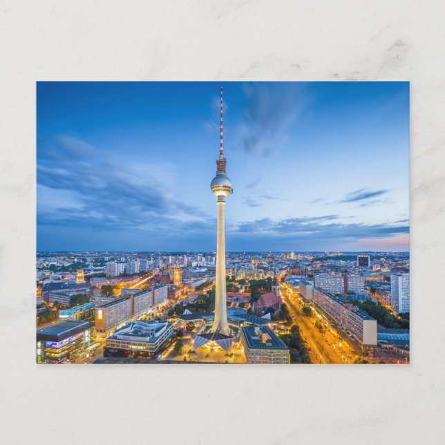 Carte Postale Paysage urbain Berlin, Allemagne (Devant)