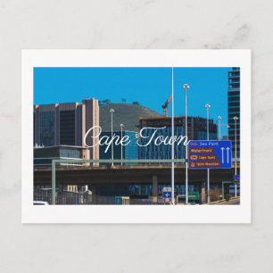 Carte Postale Paysage urbain de Cape Town Table Mountain Signal