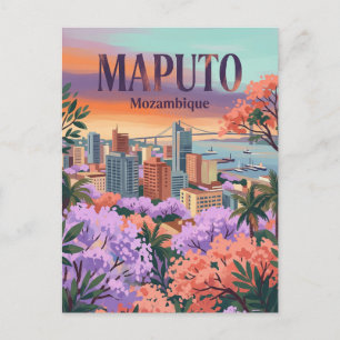 Carte Postale Paysage urbain de Maputo Mozambique