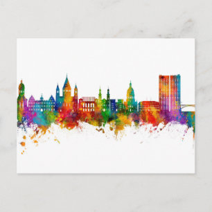 Carte Postale Paysage urbain de Mayence Allemagne