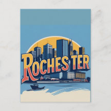 Paysage urbain de Rochester, État de New York, Éta