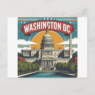 Carte Postale Paysage urbain de Washington D.C.