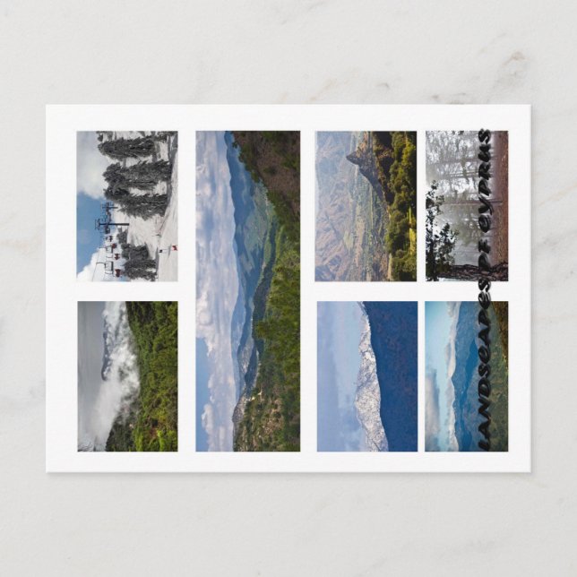 Carte Postale Paysages de Chypre (Devant)