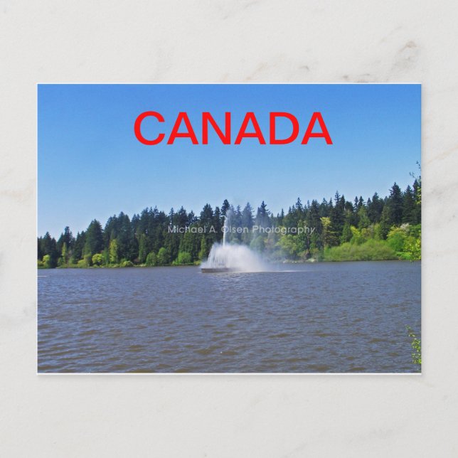 Carte Postale paysages du canada (Devant)
