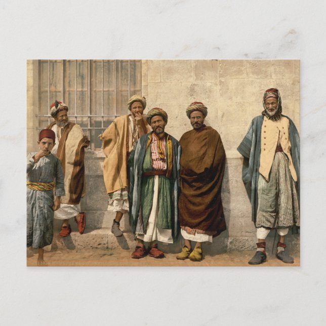 Carte Postale Paysans de Bethléem, en Terre Sainte (Devant)