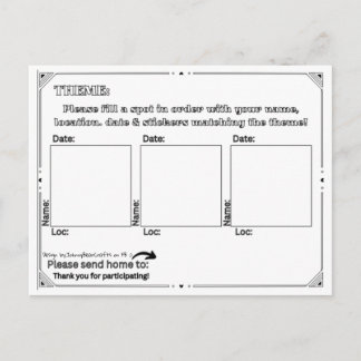 Carte Postale Pc Standard Simpliste - B&W