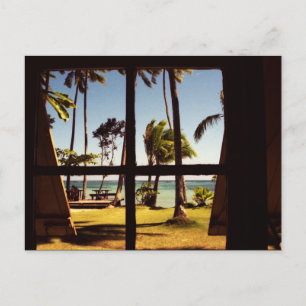 Carte Postale Pccna de la scène de la plage tropicale de Fidji