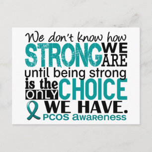 Carte Postale PCOS : Nous sommes forts