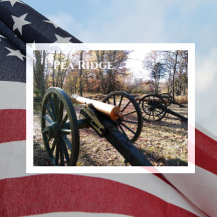 Carte Postale Pea Ridge, Cannons en Feuilles d'automne