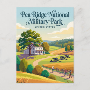 Carte Postale Pea Ridge National Military Park Arkansas