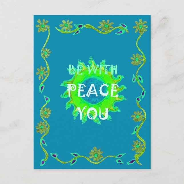 Carte Postale Peace Be with You Art Print (Devant)