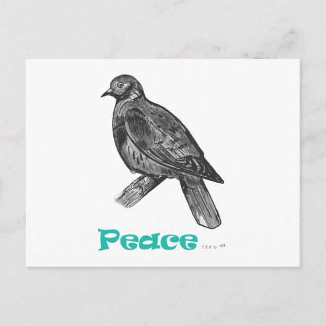 Carte postale Peace Dove (Devant)