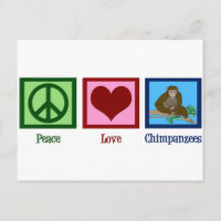 Peace Love Chimpanzés
