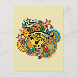 Carte Postale Peace Love Sunshine