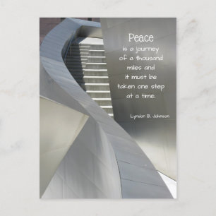 Carte postale Peace Semi Glossy Sympahy Inspiratio