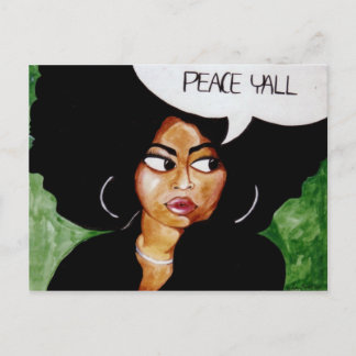 Carte postale Peace Yall