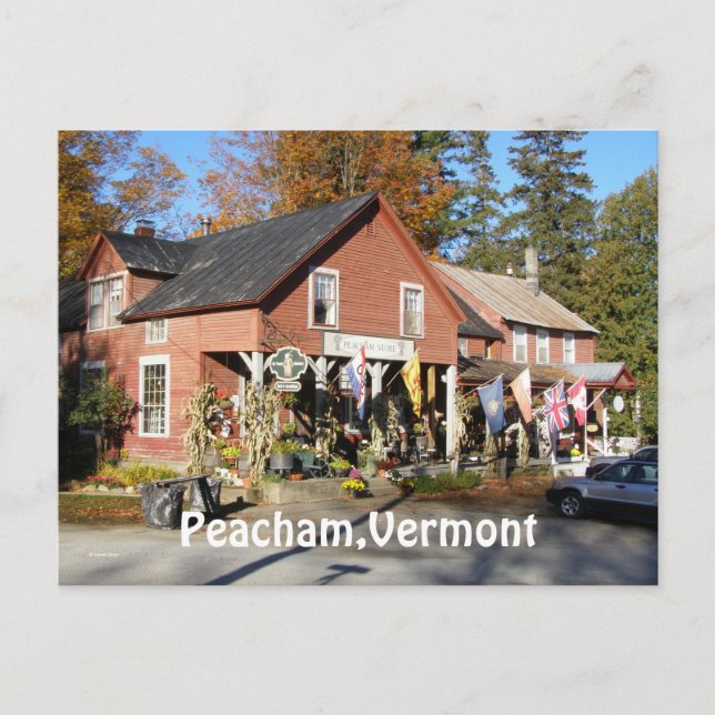 Carte Postale Peacham, Vermont (Devant)