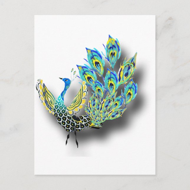 Carte Postale Peacock (Devant)
