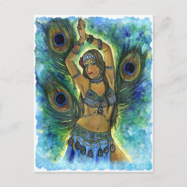 Carte postale Peacock Dancer (Devant)