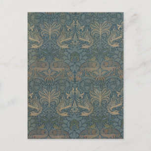 Carte Postale Peacock et Dragon par William Morris