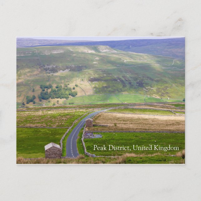 Carte Postale Peak District, Royaume-Uni (Devant)